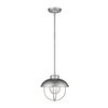 Z-Lite Ansel 1 Light Outdoor Pendant, Galvanized & Galvanized 590P-GV